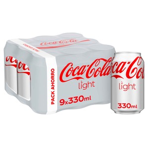 Imagen de COCA COLA Light Pack 9 unds x 330ml Lata