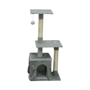 PRODUCTO ALCAMPO Arbol para gato + cuerda (rascador) de 45 x 30 x 100 cm.