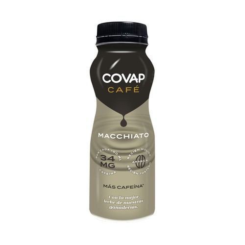 COVAP Bebida de café macchiato elaborado con granos 100% arábica 225 ml.