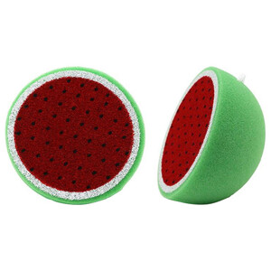 Imagen de TOP GIRL Esponja de baño corporal con la forma de media sandia TOP GIRL.