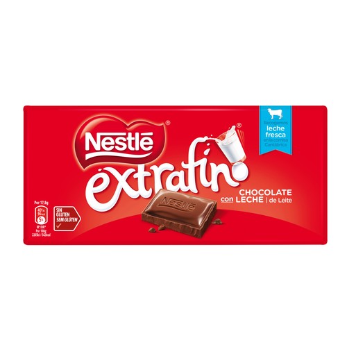 NESTLÉ Extrafino Chocolate con leche  125 g.