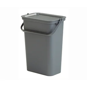 PRODUCTO ALCAMPO Cubo de basura apilable con asa bloqueo 10 l.