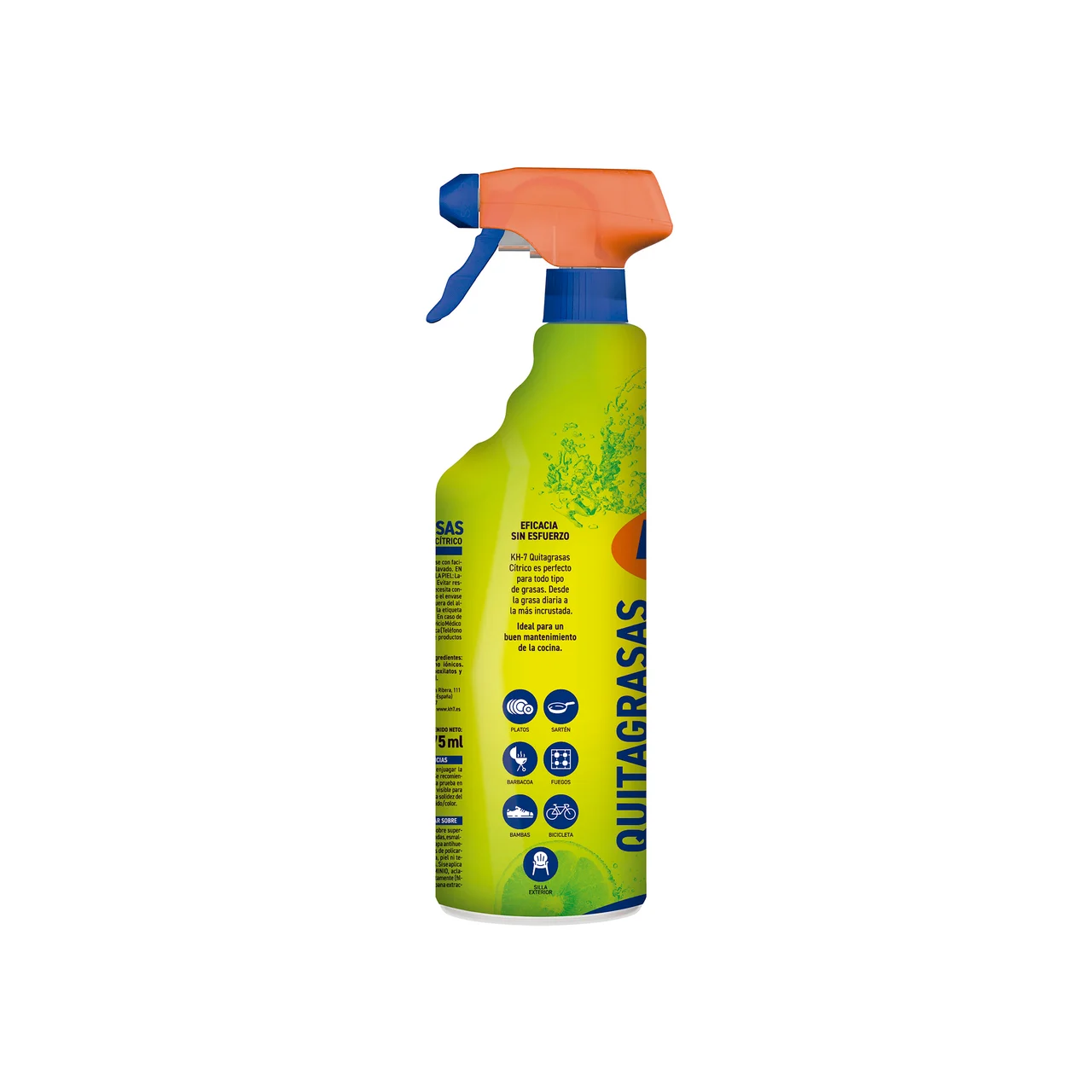 Quitagrasas cítrico pistola 675 ml.