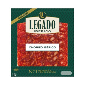 De El Pozo Chorizo ibérico, elaborado sin gluten y cortado en finas lonchas 75 g.