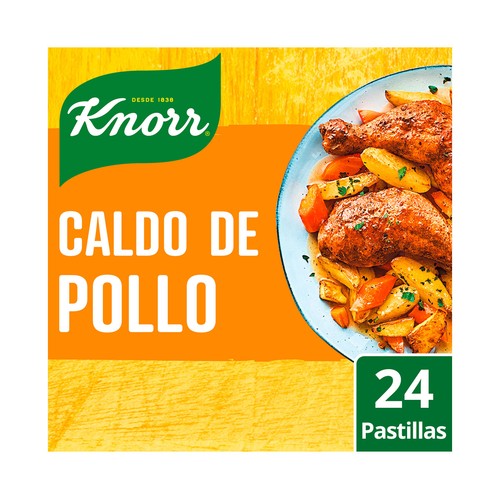 KNORR Caldo de pollo en pastillas 24 uds.