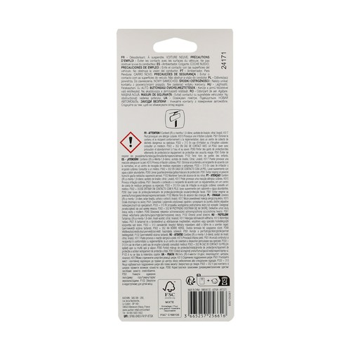 Ambientador papel para colgar con aroma a coche nuevo, AUCHAN.