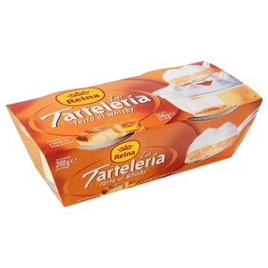Imagen de REINA Tarta de crema al whisky con yema de huevo REINA La tartelería 2 x 100 g.