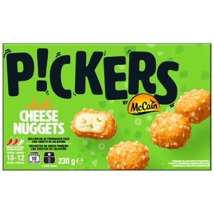 McCAIN Pickers Bocaditos de queso fundido con trocitos de jalapeño 230 g.
