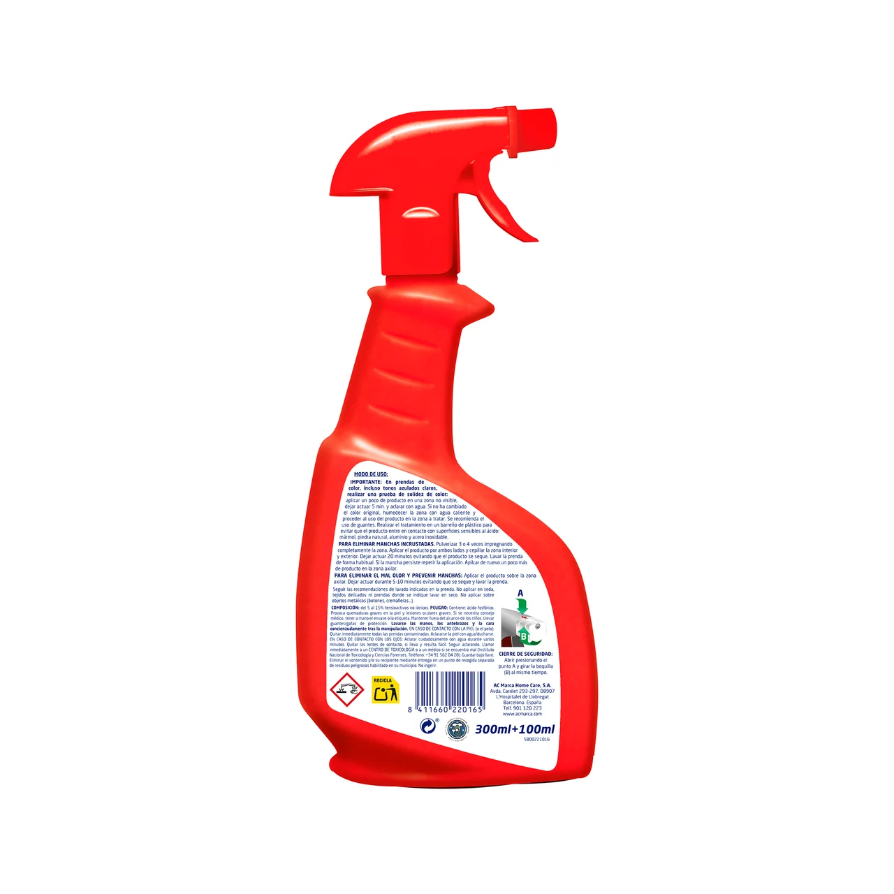CEBRALÍN Quitamanchas axilas CEBRALÍN 400 ml.