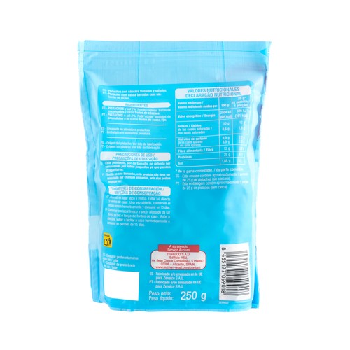 PRODUCTO ALCAMPO Pistachos tostados y salados 250 g.