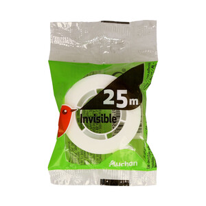 Rollo Cinta Adhesiva 25Mx18mm Invisible ALCAMPO