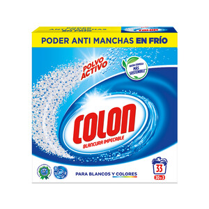 COLON Detergente azul en polvo COLON 33 + 3 ds 1,65 kg.