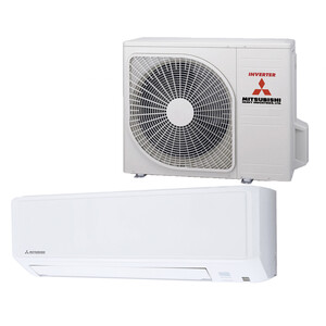 Imagen de Aire acondicionado con bomba de calor MITSUBISHI DXK12Z6-W, Inverter, 2.752 frig/h, 3.096 cal/h. A++/A+++, gas R32, (Hasta 25m² aprox.)