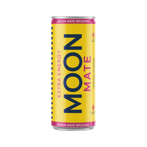 Imagen de MOON Mate extra energy Bebida energética bio sabor tropical, 250 ml.