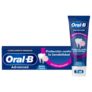 ORAL-B Advanced Pasta de dientes contra la sensibilidad, sabor menta fresca 75 ml.
