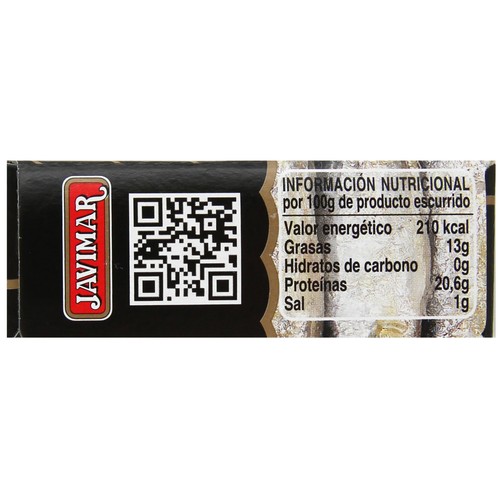 JAVIMAR Sardinillas en aceite de oliva 65 g.
