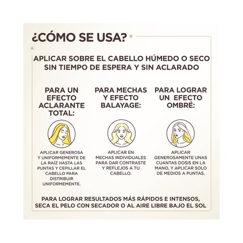 ORIGINAL REMEDIES de Garnier Sérum aclarante progresivo, para pelo rubio o con mechas 120 ml.
