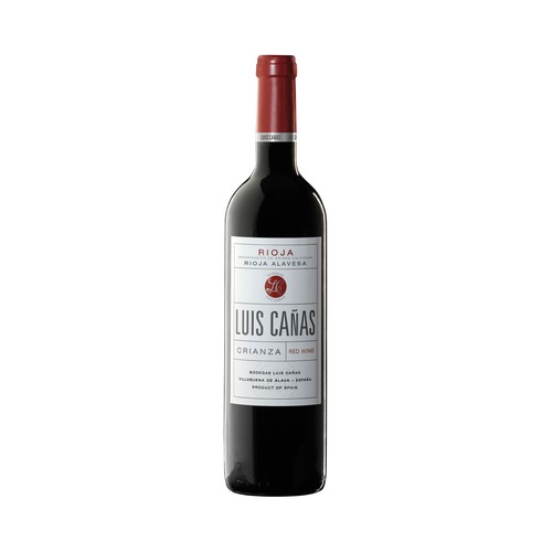 LUIS CAÑAS  Vino tinto crianza con D.O. Ca. Rioja botella 75 cl.