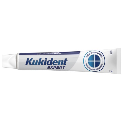 KUKIDENT Expert Crema fijadora para protesis dentales, con boquilla fina 57 g.