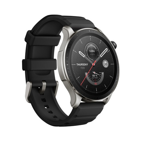 AMAZFIT GTR 4 negro, Smartwatch 3,63cm (1,43") Amoled, 46 mm, GPS, Bluetooth.