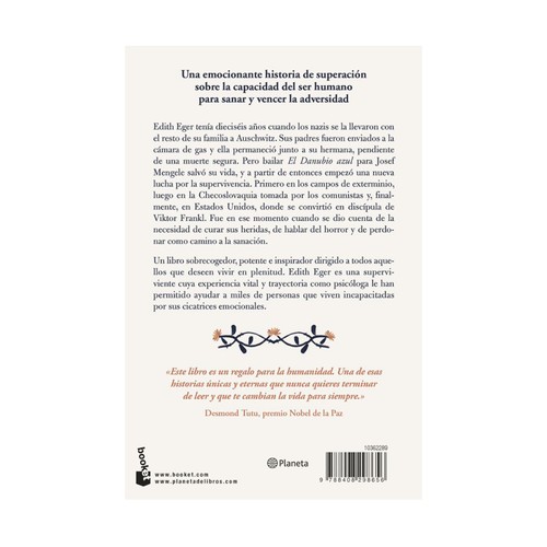 La bailarina de Auschwitz, EDITH EGER, Editorial Booket. 