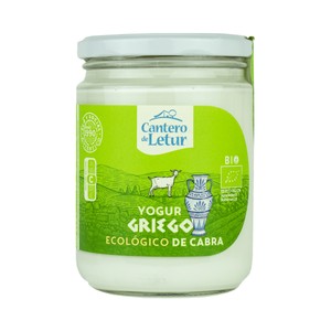Imagen de CANTERO DE LETUR Yogur griego natural ecológico de cabra 420 g.