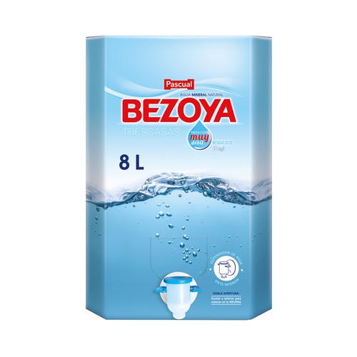 Agua mineral con dispensador BEZOYA bag in box 8 l.
