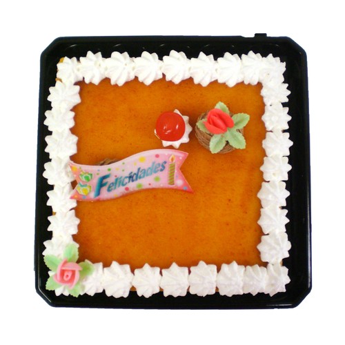 Tarta San Marcos cuadrada.