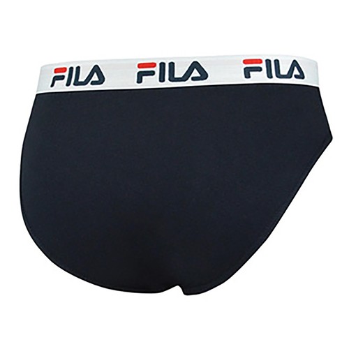 Pack 2 slip FILA, color negro, talla XL