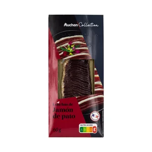 PRODUCTO ALCAMPO Collection Jamón de pato de origen francés cortado en finas lonchas 60 g.