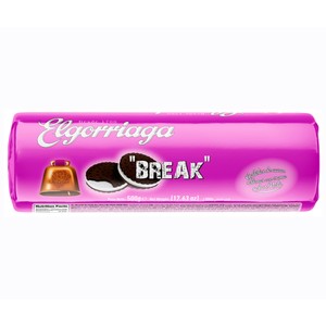 Imagen de ELGORRIAGA Galletas de cacao rellenas de crema de nata 500 g.