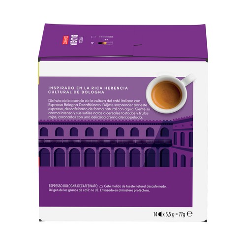 NESCAFÉ DOLCE GUSTO Café capsulas descafeinado bologna 14 uds 77 g