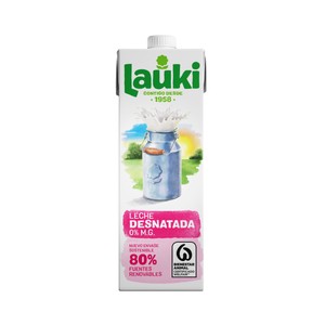 precios Lauki Leche Desnatada (0% Materia Grasa) De Vaca De Origen 100% Español 1 L. en Alcampo
