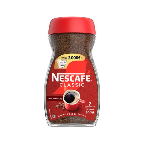 NESCAFÉ Café soluble descafeinado 300 g.
