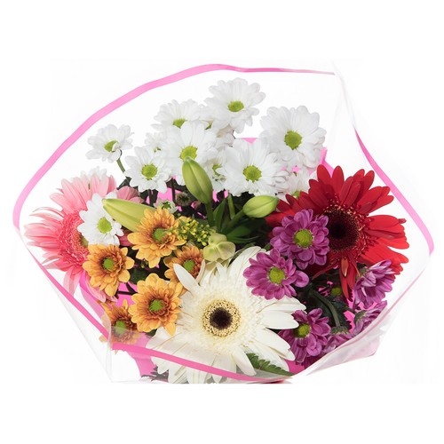 Bouquet de flores cortadas variadas, 6 variedades VIVEROS 1 unidad.