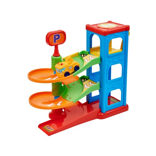 HAVeFUN GARAGE PRODUCTS 「one over f.un」 Garaje infantil con 1 coche incluido, ONE TWO FUN. - Alcampo ¡Haz