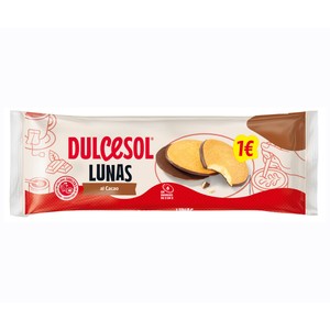 Imagen de DULCESOL Lunas al cacao 6 uds. 350 gr.