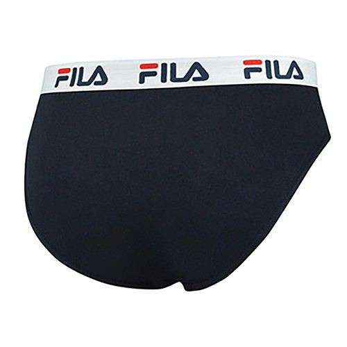 Pack 2 slip FILA, color negro, talla L