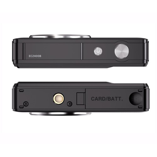 Cámara fotográfica compacta ENGEL EC2400B, full HD 1080p, tarjeta SD, color negro