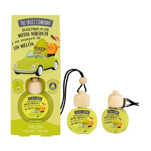THE FRUIT COMPANY Ambientador perfumador para espacios reducidos, con aroma a melón.