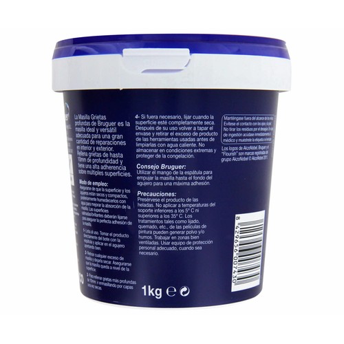 Masilla grietas profundas BRUGUER, 1Kg.