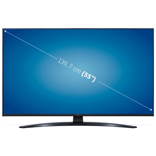 Televisión 139,7 cm (55") LED LG 55UQ91006LA 4K, HDR 10, SMART TV, WIFI, BLUETOOTH, TDT T2, USB reproductor y grabador, 3HDMI, 50HZ.