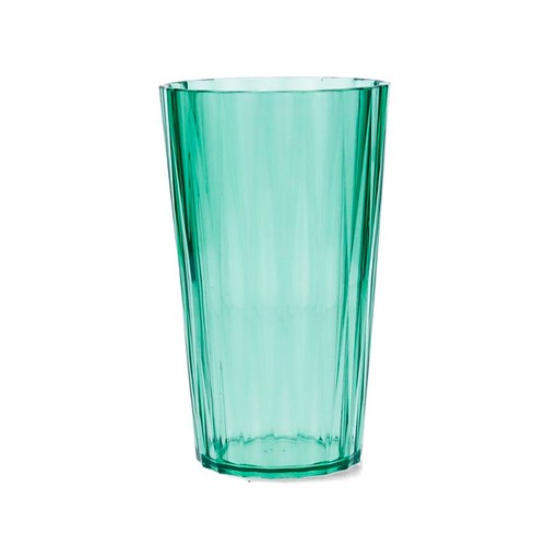 Vaso poliestireno 60 cl acrílico Iris color verde, QUID.