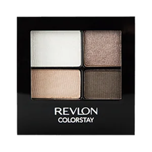 REVLON Colorstay Tono 555 Moonlite Sombra de ojos con 4 tonos marrones de larga duración con textura cremosa.