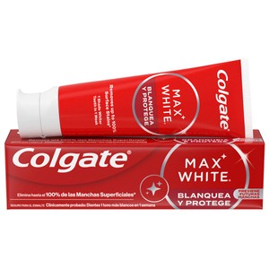 Dentífrico carbón COLGATE MAX WHITE, tubo 75 ml
