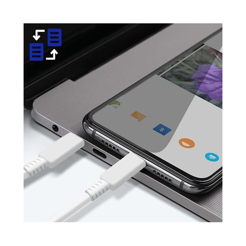 Cable tipo C a tipo C, 1,8 metros de longitud, SAMSUNG.