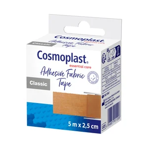 COSMOPLAST Classic Esparadrapo textil de 2,5 cm, 5 m.