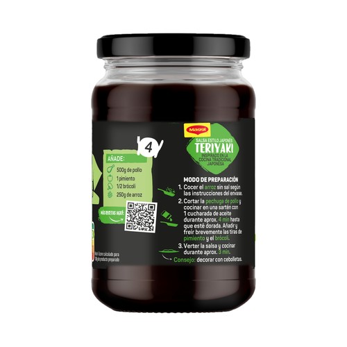 MAGGI Salsa Teriyaki estilo japonés 355 g