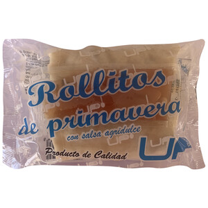 Imagen de Rollitos de primavera congelados, con salsa agridulce UP! 160 g.