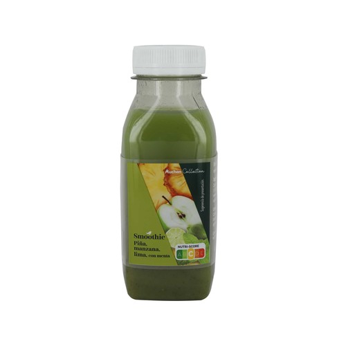 Smoothie de piña, manzana y lima ALCAMPO GOURMET 250 ml.